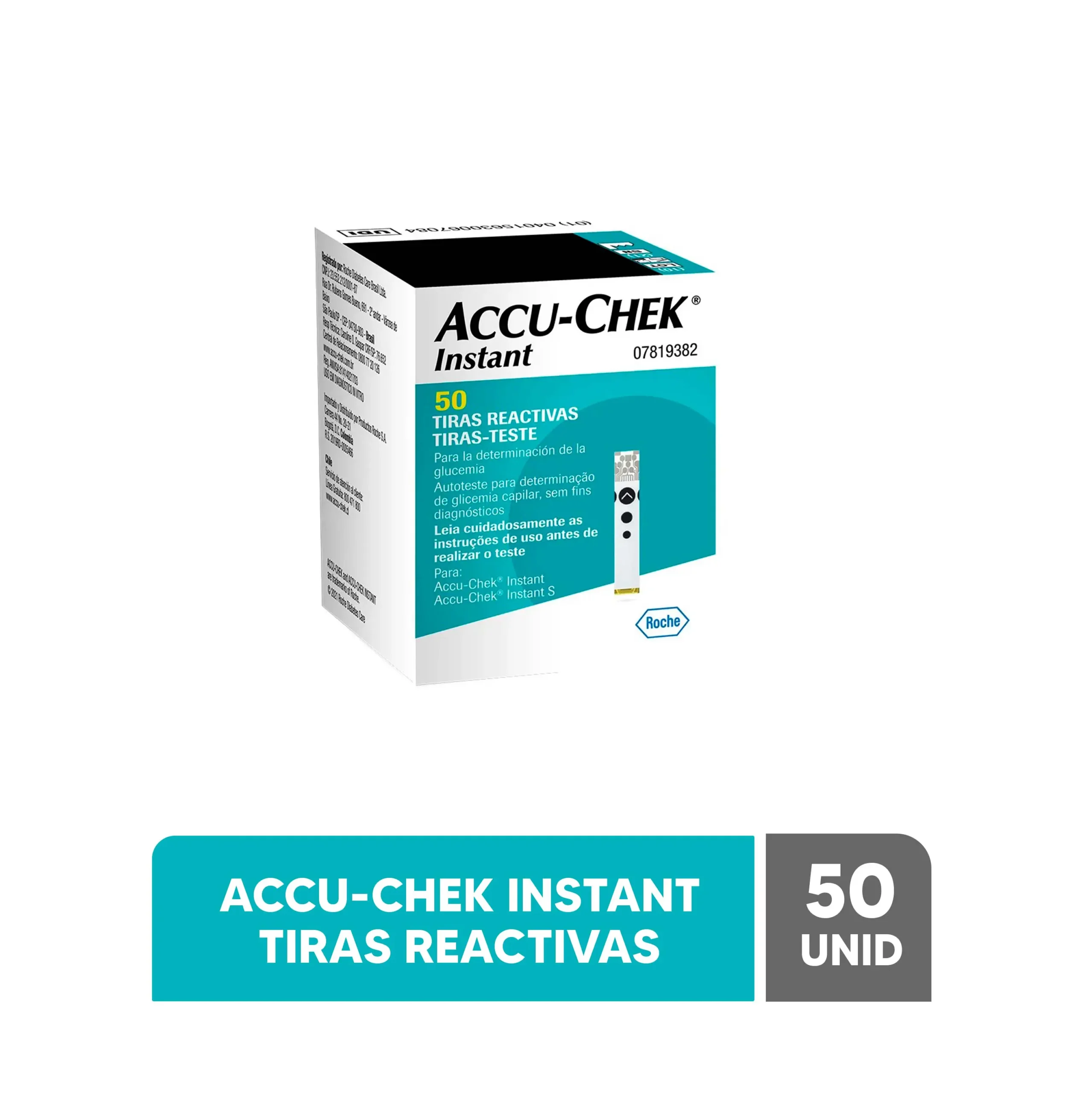 ACCU- CHECK INSTANT X 50 TIRAS REACTIVAS  ROCHE