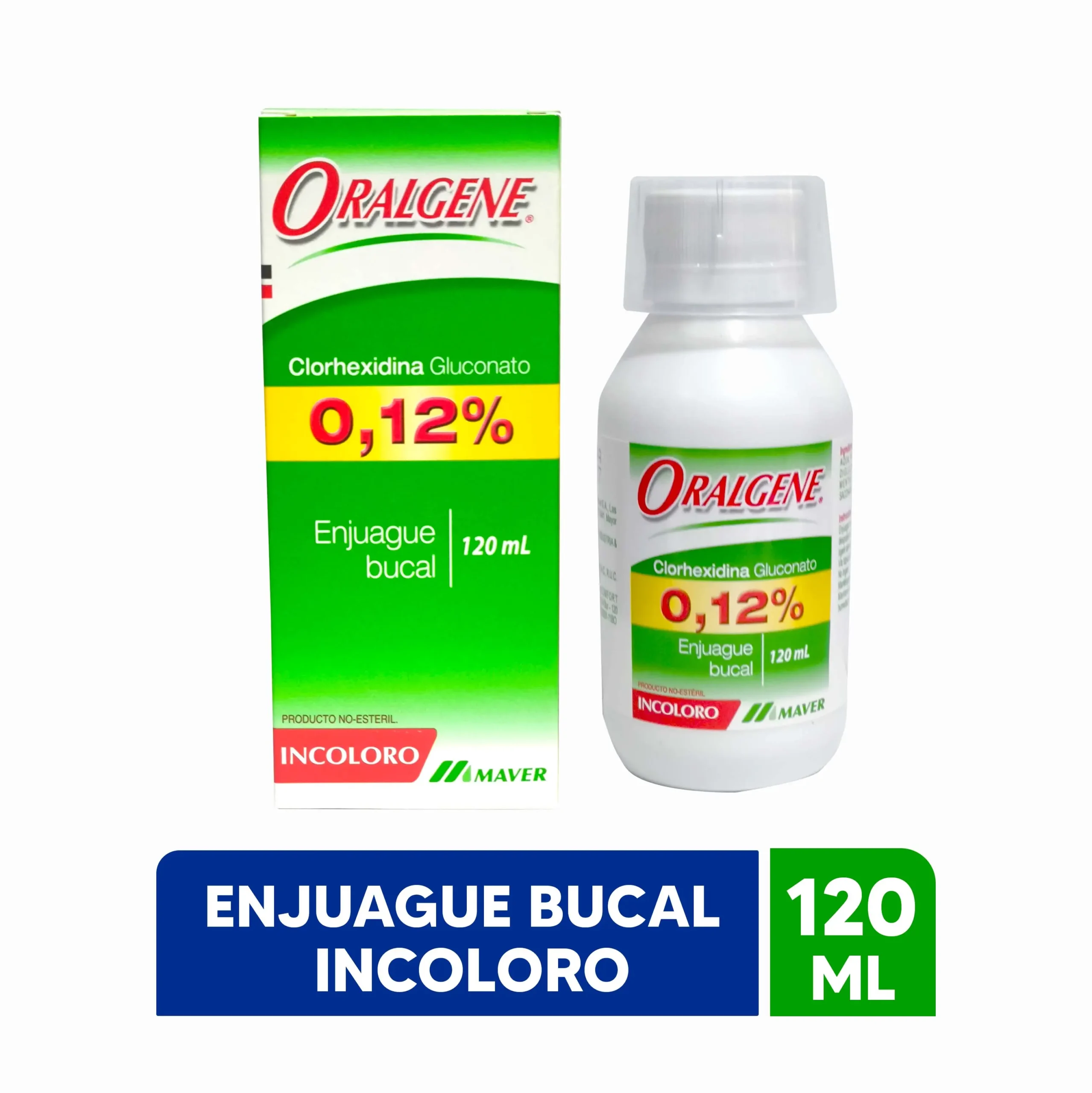 ORALGENE (CLORHEXIDINA 0.12%) FRASCO X 120ML  MAVER