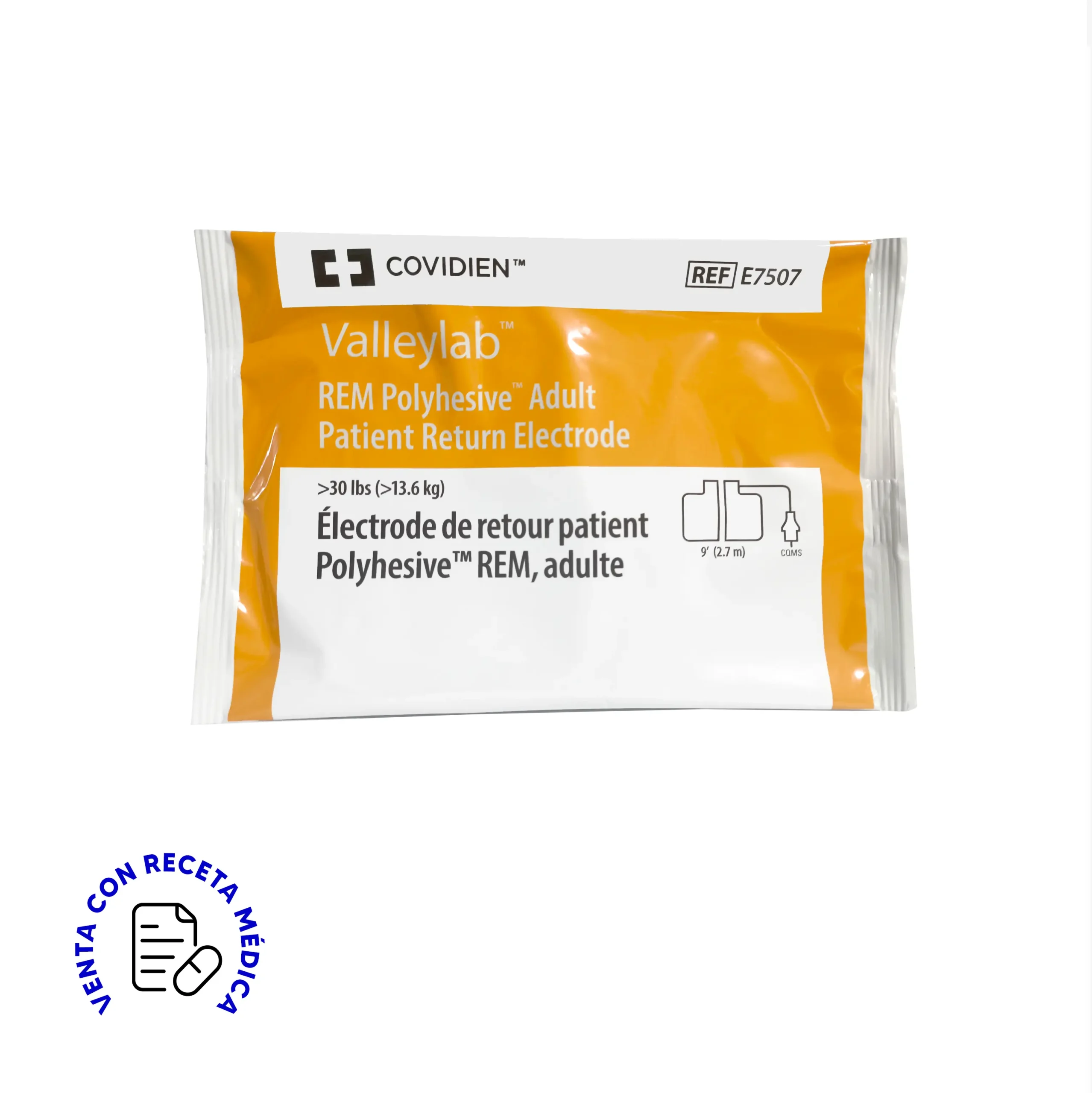 PLACA NEUTRA ADULTO VALLEYLAB  COVIDIAN