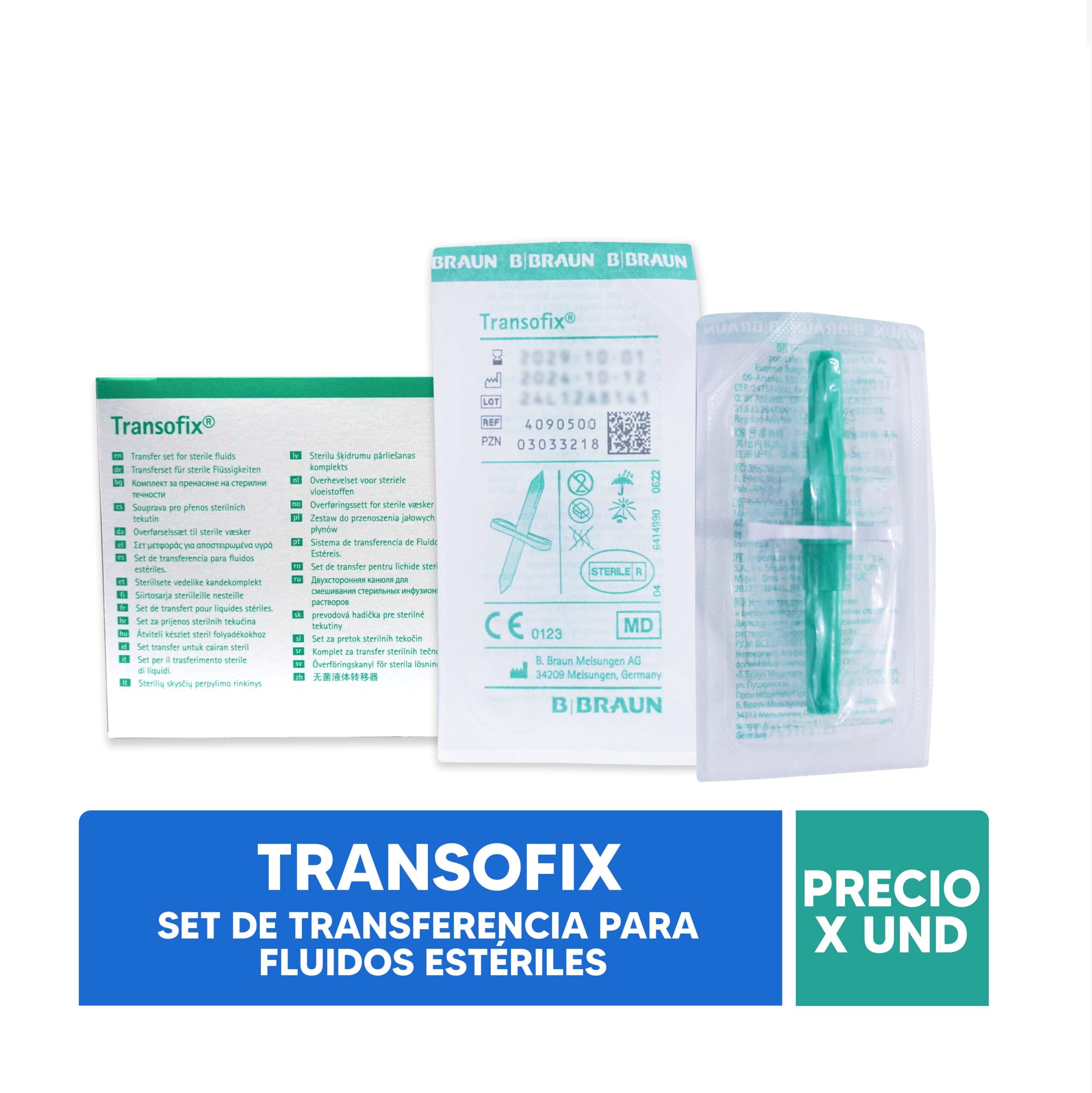 TRANSOFIX- SET TRANSFUSION DE FLUIDOS ESTERILES
