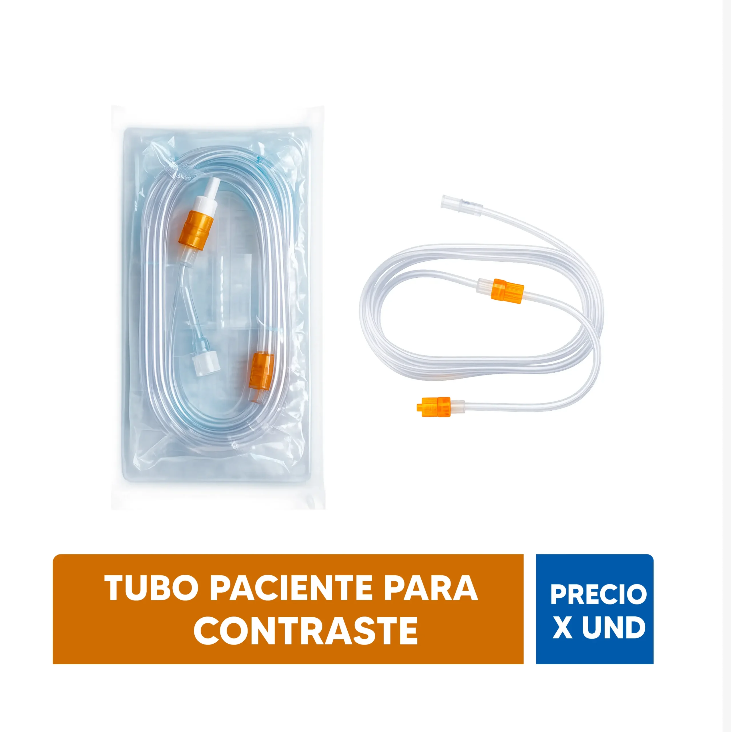 TUBO PACIENTE PARA CONTRASTE  ULRICH  PRECIO X UNIDAD