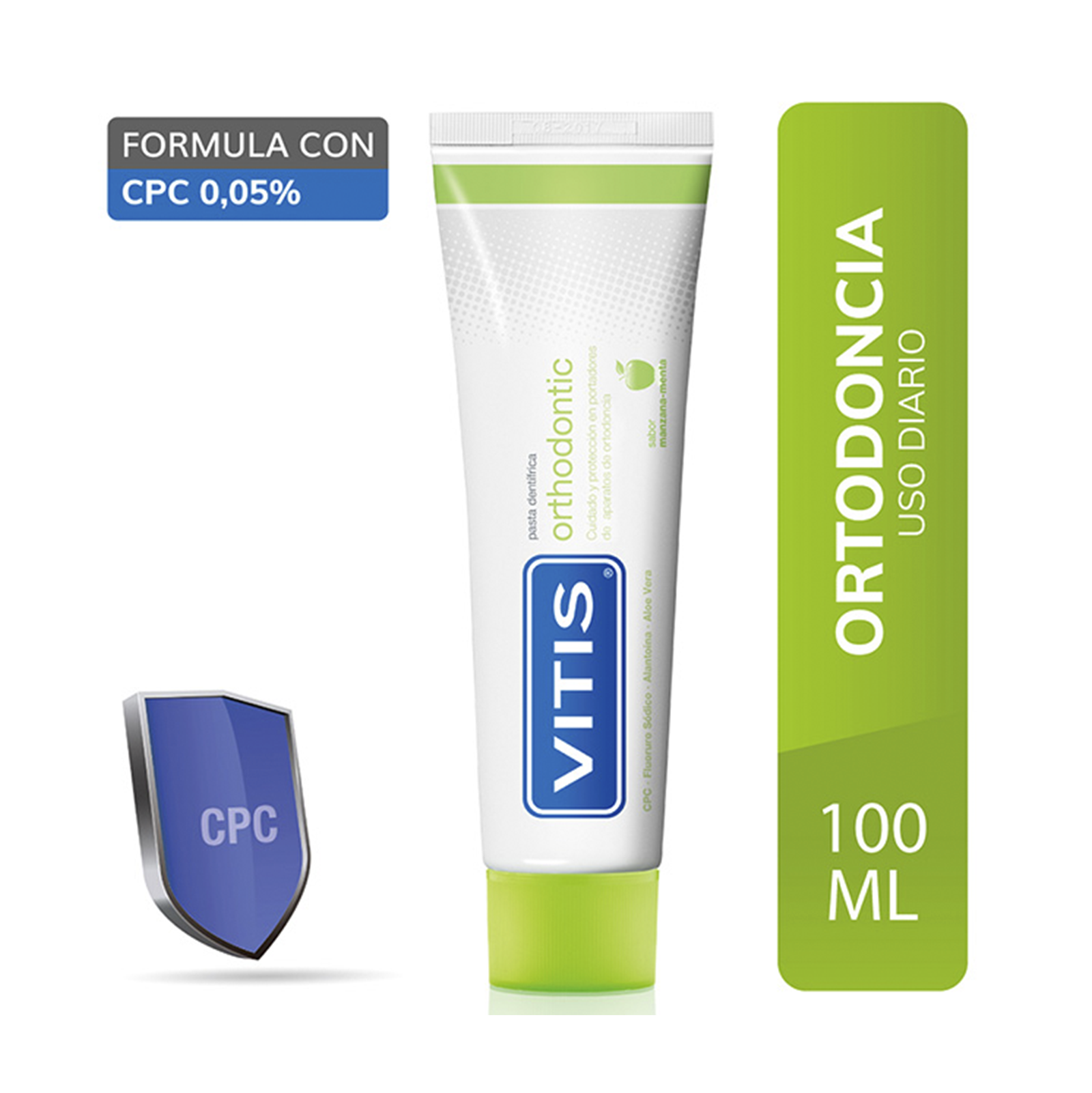 VITIS ORTHODONTIC PASTA DENTAL TUBO X 100ML  VITIS